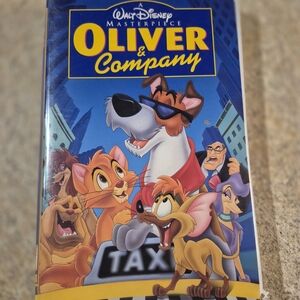 Cartoon VHS 1996 Oliver & Company, WALT DISNEY MASTERPIECE In Clam Shell Case